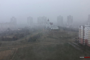 Фотофакт. Пасхальный снег в Минске